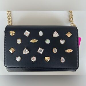 Betsey Johnson Gem Crossbody/ Clutch